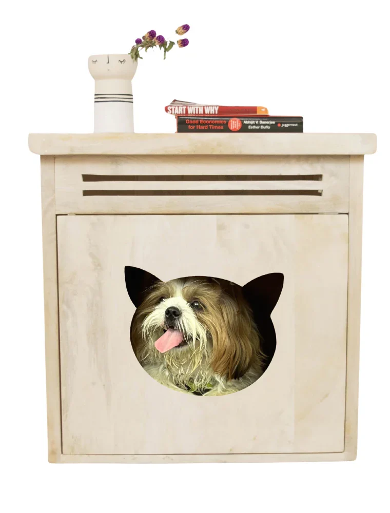 Cabinet with Cushion for Small Dogs and Cats