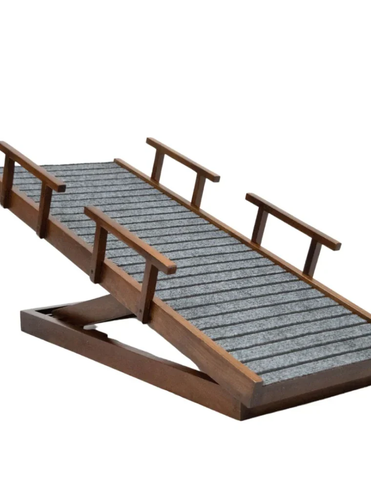 Ramp with Safety Rails for Dogs and Cats