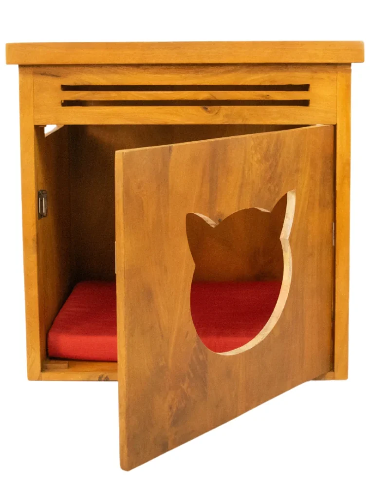 FurryLiving Meraki Cabinet with Cushion for Small Dogs and Cats