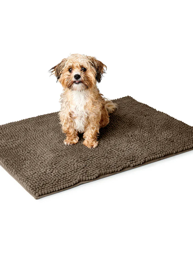 Hunter Waterloo Brush Mat for Dogs (Brown)