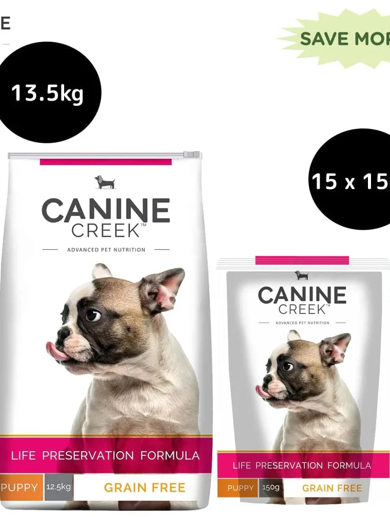 Grain free dog food