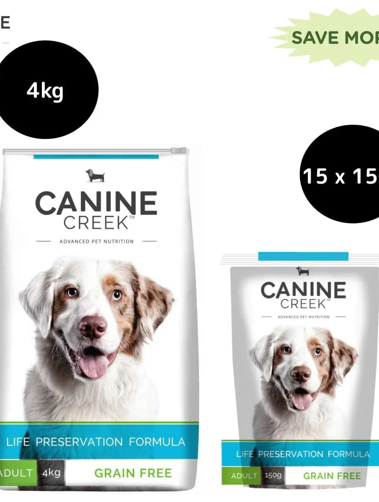 Grain free dog food