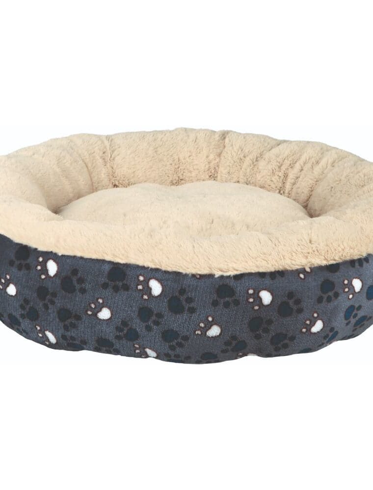 Trixie Tammy Donut Bed for Dogs and Cats (Blue & Beige)