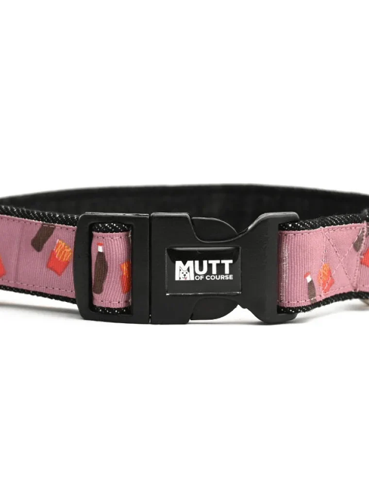 Mutt of Course Cola & Fries Collar for Dogs